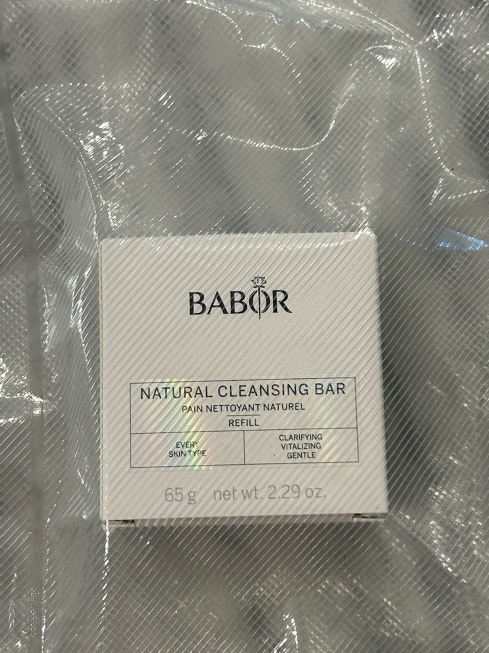 NEW in BOX Babor Natural Cleansing Bar for Every Skin Type